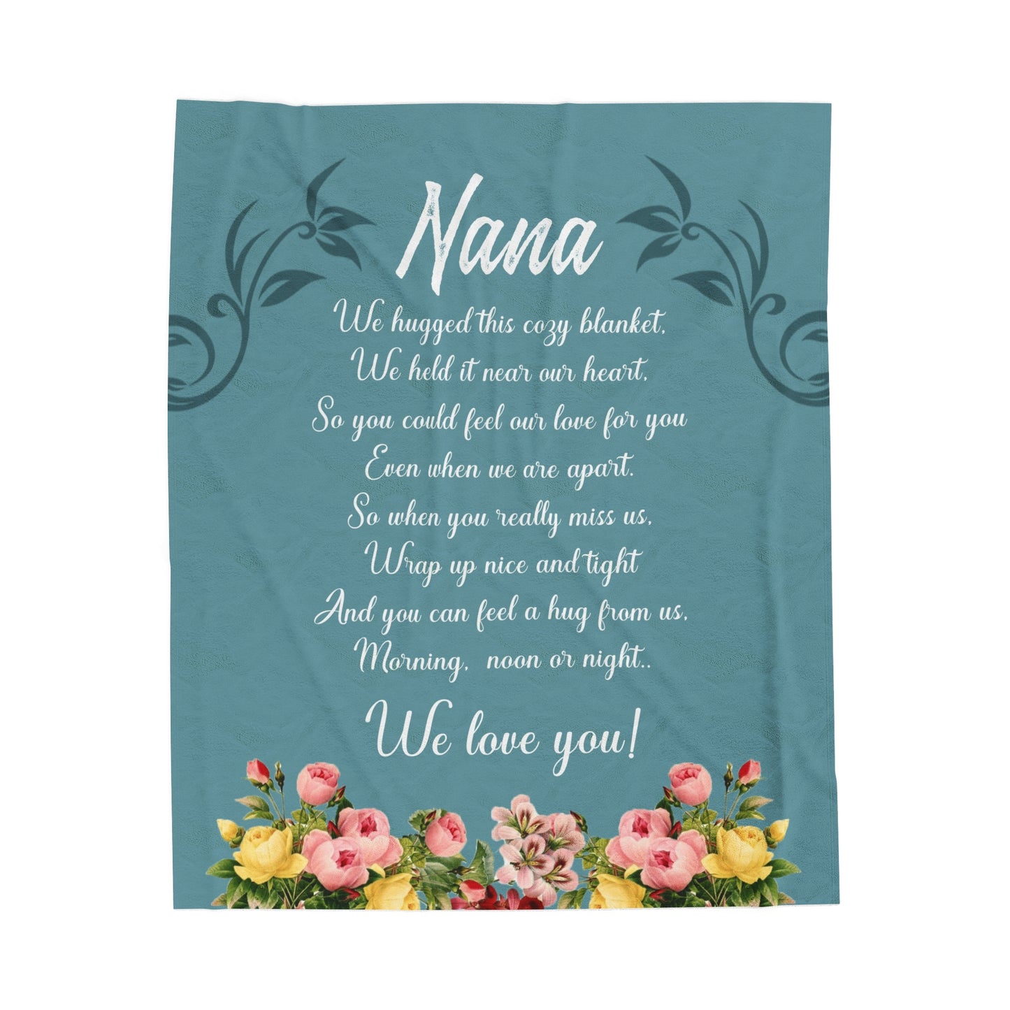 For Nana | Velveteen Plush Blanket