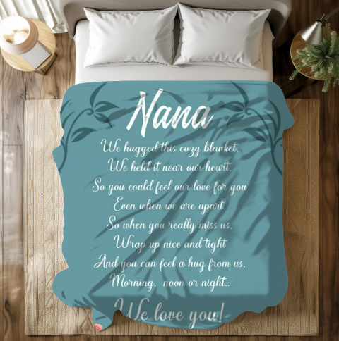 For Nana | Velveteen Plush Blanket